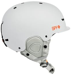 SPY OPTIC Snow Helmet Galactic med MIPS för Ski Snowboard (Matte White - Light Gray, M (56-58cm))