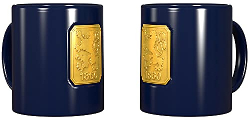 TSV 1860 München Tasse PLATINE Keramik Marineblau/Gold 0,3 Liter | Becher, Kaffeetasse