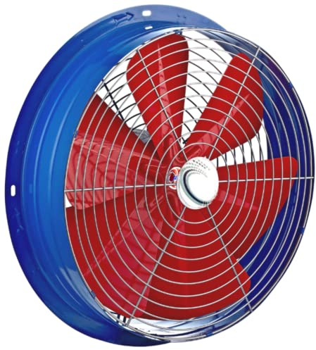 UZMAN väggfläkt, högpresterande axialfläkt, industri axialfläkt, väggfönster, fläkt 300 mm, 350 mm, 400 mm, 450 mm, 500 mm, 550 mm, 600 mm – tillufts- och frånluftsintag –(YSA500)