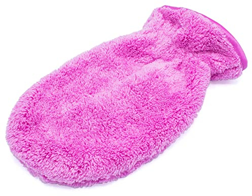 Flauschi Mikrofaser Reinigungshandschuh Make-Up-Entfernung (pink) Cleanfaser®