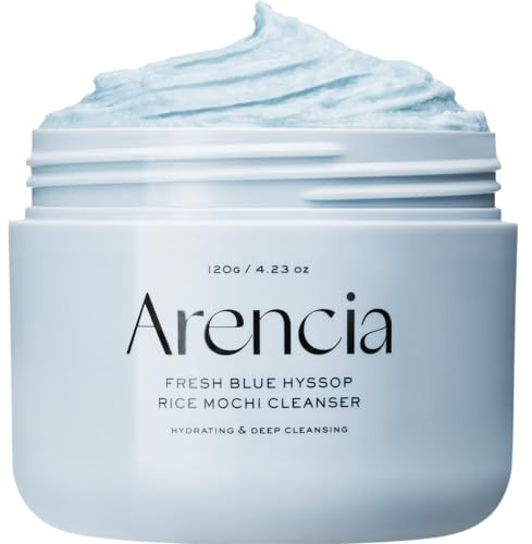 ARENCIA Hyssop Aufhellende & Tiefenreinigende Gesichtspeeling & Exfoliator, Für Alle Hauttypen, Gegen Talgstaus & Mitesser, 120g