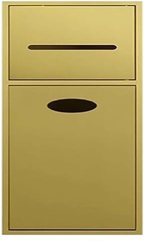Wandnische Dusche Edelstahl Duschnische Aus Edelstahl, 20 X 52 X 13,5 Cm, Einbau-Duschaufbewahrungsständer, Toilettenpapierhalter, Duschnische Mit Tür For Hotel-Wohnbadezimmer-Duschraum ( Color : Gold