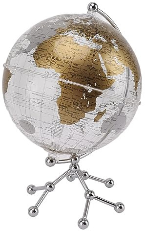 Pwshymi Globo Luminoso, Esperienza Visiva HD, Mappamondo Rotante Multiuso per Hotel