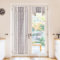 NICETOWN Tricia Boho - Cortina de Lino para Puerta, filtrado de luz y privacidad, para Patio, Puerta Delantera Francesa, Cortina de Amarre, 26 Pulgadas de Ancho x 72 Pulgadas de Largo, 1 Panel, Color
