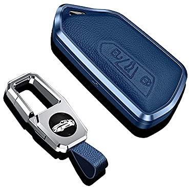 Ysbxitu Schlüsselhülle Schlüsseletui Abdeckung schlüsselbox keyless go schutz Passt für VW Golf 8 Seat Leon MK 4 Tarraco Ateca Skoda Octavia Metall Fernbedienung Cover Geschenkidee Zubehör
