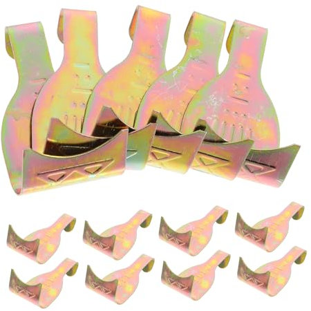 Artibetter 20pcs Picture Molding Hooks Corner Brackets Metal Picture Frame Hardware Accessories for Oil Painting Frames