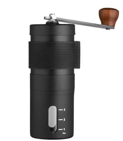 Macinacaffè manuale, macinino per espresso fatto a mano, macinacaffè portatile, macinacaffè regolabile, macinino manuale portatile con impostazioni regolabili e staccabile per la produzione di birra