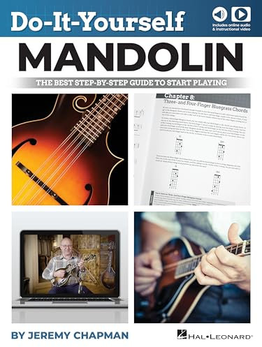 Do-It-Yourself Mandolin | The Best Step-by-Step Guide to Start Playing Mandolin | Instruction Book with Online Audio and Video | Learn Mandolin Songs, Chords, and Techniques| Mandolin Method Songbook