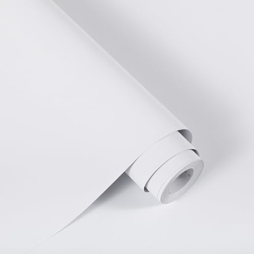 Alened Sticky Back Plastic Vinyl Wrap Self Adhesive White 30x200cm