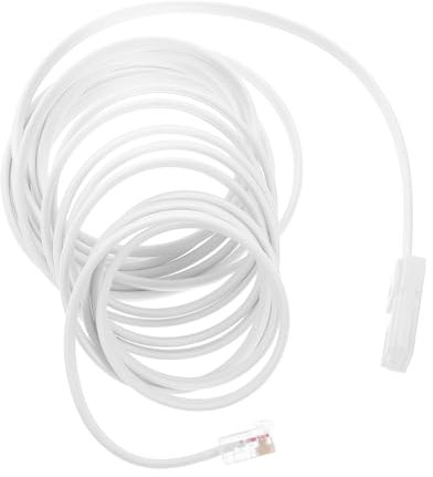 VILLCASE 3m Cavo Telefonico Fisso 3 Metri Cavo Di Prolunga Per Modem e Fax Cavo Di Prolunga Per Telefono Fisso Collegamento Di Casa