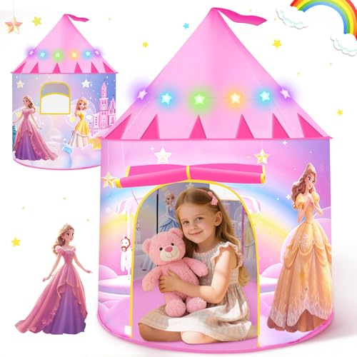 Princess Toys Gifts for 3-7 Year Old Girls Kids Play Tent Birthday Presents