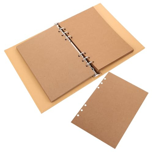 DOITOOL Fotografico con Ampio Spazio Vintage Album in Carta Kraft Marrone per Doppia Persona per Anniversari e Occasioni Speciali, Regalo e Fai-da-te