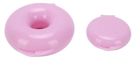 CHEOTIME Donut Cake Pop Moule, réglage de la nourriture PLA PLA Plastique Donut Cake Shape Dessert Makers Tools Tools Accessoires pour Bakery Party Mariage Candage Chocolate Mariag (Rose)