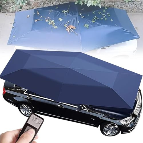 Carpa universal para coche con control remoto y reducción de temperatura, cochera móvil para acampar al aire libre y protección del vehículo