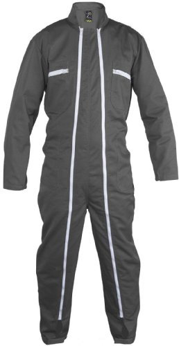 Sol’S Jupiter Pro - Combinaison de Travail Workwear - Résistant, Fonctionnel et Confortable avec Ses Soufflets d'aisance - Gris Foncé - M