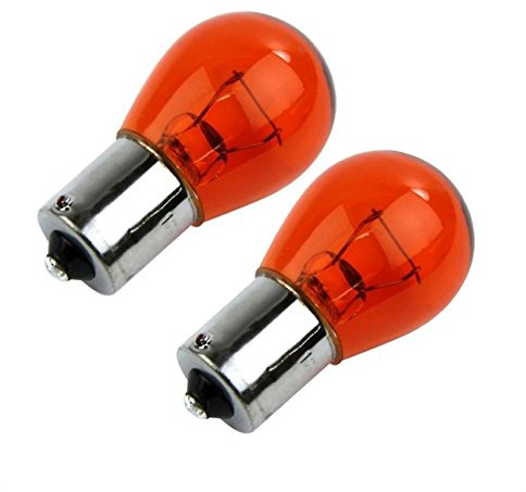 New Car Indicator Amber Straight Pins Lens Car Bulb 12V 21W 2x 343 Long Life