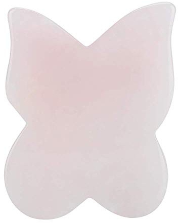 Gua Sha Papillon Cristal De Quartz Rose Et Jade Pierre Outil De Massage Pour SPA Et Acupuncture