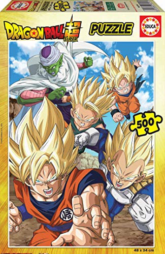 Educa - Puzzle 500 Teile für Erwachsene | Dragon Ball Super, 500 Teile Puzzle für Erwachsene und Kinder ab 11 Jahren, Anime, Dragonball (18216)