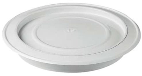 ROSONE VERNICIATO ø cm 8 - bianco DP.7021280