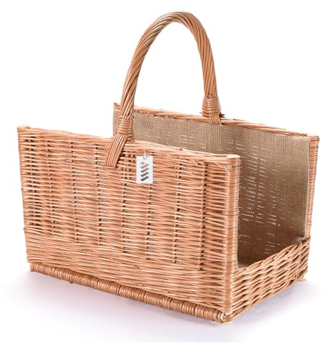 Wiklinowy Świat - Panier en Osier - Panier à bûches de cheminée