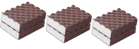 Didiseaon 6pcs Convenient Wok Sponges for Daily Use Cleaning Household Dish Scrub Sponges in Kitchen