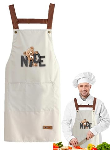 Küchen-Kochschürze, Gartenschürze,Wasserdichte -Schürze | Wasserdichte professionelle Schürze, multifunktionale, verstellbare Arbeitsschürze für die Gartenarbeit, die Reinigung zu Hause