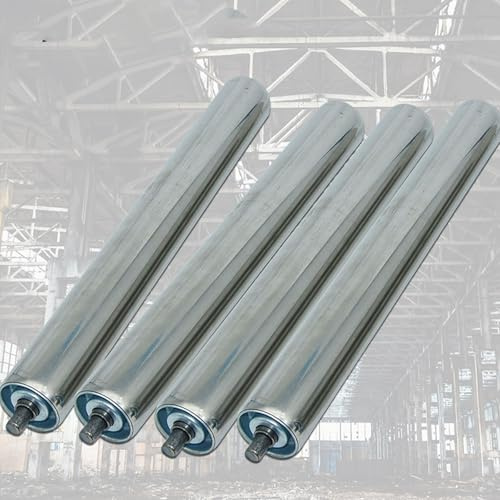 Coyote Cat-Proof Fence Roll - Set of 4 Durable Steel Replacement Conveyor Rolls Adjustable Sizes 100-900mm for Industrial Applins and Enhanced Performance