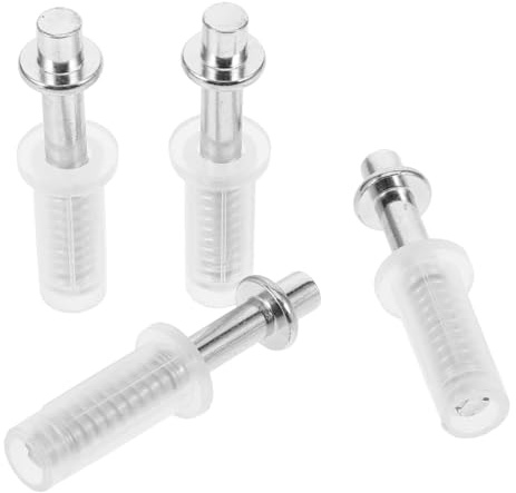 Homoyoyo 4 pièces Kit Quincaillerie Porte Pliante Pivots Supérieurs pour Portes Accordéon Ouverture Installation Facile pour Placards et Commerciaux