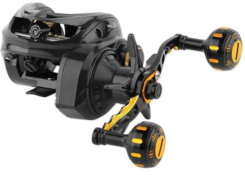 Karpfenrute Rolle Mit Doppelbremssystem 16Kg Maximale Zugkraft 6+1 BBS,3:1 Hochgeschwindigkeits Salzwasser Karpfen Angelrollen Angelrollen(Left Hand)