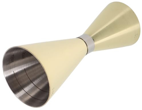 NUOBESTY Doseur à Cocktail Double en Acier Inoxydable 304, Mesure Précise 30/60 Ml, Jigger de Barman avec Graduation Intérieure, Accessoire de Bar Professionnel pour Préparation