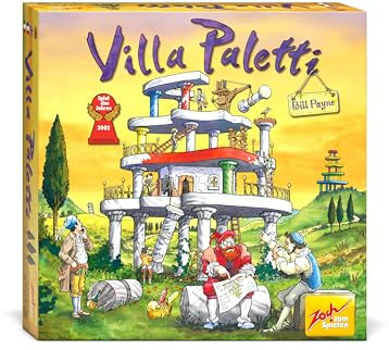 Zoch 601122900 - Villa Paletti - Spiel des Jahres 2002 - ein außergewöhnliches Bauspiel für die Ganze Familie, 2-4 Spieler, ab 8 Jahren