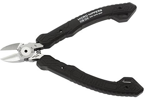 Pince coupante de précision latérale et compacte (cisaille latérale PCB) - Qualité professionnelle - Sécurité antistatique - Avec mâchoires en acier trempé au carbone. Engineer NS-04.