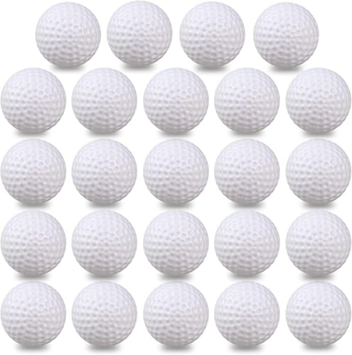Kofull Palline da Golf per Pratica Palline da Golf per Plastica per Interni e Cortile, per Bambini, Divertenti Palline da Biliardo, Confezione da 24 Pezzi