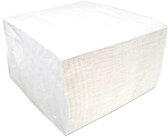 We Can Source It Ltd - 33cm White 2-Ply Luncheon Napkins – 4-Fold Square, White Paper Napkins – Soft, Recyclable & Biodegradable for Restaurants, Cafés, Party & Catering Supplies - Pack of 1000