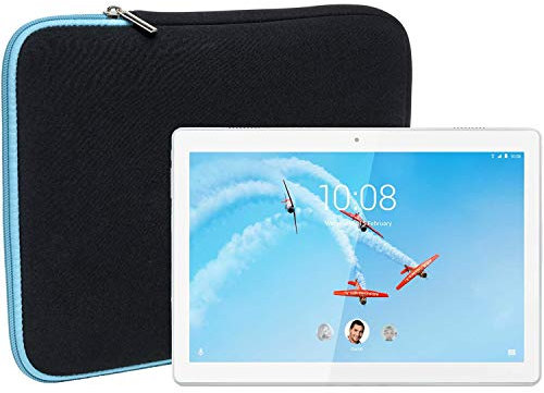 Slabo Sleeve Bag Custodia Protettiva per Tablet per Lenovo Tab M10 Custodia per Neoprene Phablet - Turchese Nero | Turquoise Black