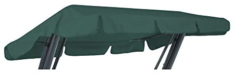 PATIO Sonnendach für Hollywoodschaukel Rimini/Venezia 228 x 126 cm Hollywoodschaukel Ersatzdach Dachbezug Dachplane für Gartenschaukel aus Polyester grün
