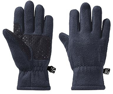 Jack Wolfskin Unisex Kinder Fleece Glove K Handschuh, Night Blue, 140