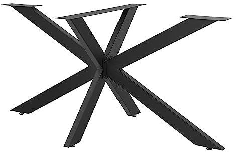 KUMIAO Metall Tischbeine - Industriestil Spinne Form Beine - Einfache Montage - Möbelbein Ersatzfüße - Pulverbeschichtete Stahlbeine - DIY Spider Tischgestell - Tischbeine Möbelbeine