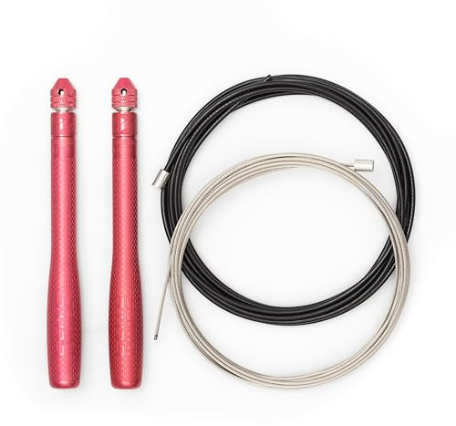 Elite Jumps Bullet Comp Springseil – Speed Jump Rope für Double Under WOD Training – Hochleistungs-Profi-Speed-Seil für Training und Fitness – leichtes und langlebiges Springseil für Workout