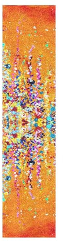 KAAVIYO Regenbogen Buntes Aquarell Muster Skateboard Griptape Rutschfest Selbstklebend Longboard Griptapes Aufkleber Griffband(9x33in,44x10in 1pcs)