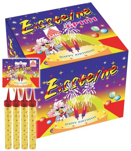 AKTIVHANDEL 48 x Eisfontäne Zaubersterne/Eissterne - 12x4er Set