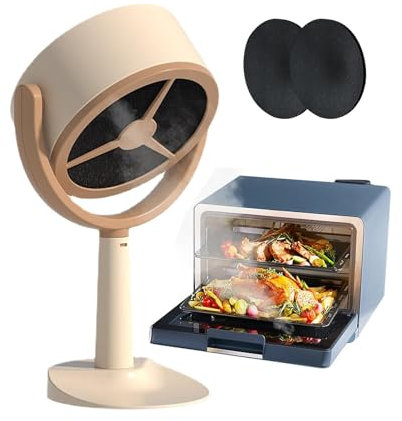 YYGJYGOO Portable Range Hood, Desktop Cooker Hood, Small Kitchen Exhaust Fan with Changeable Washable Filters for Home Kitchen Indoor