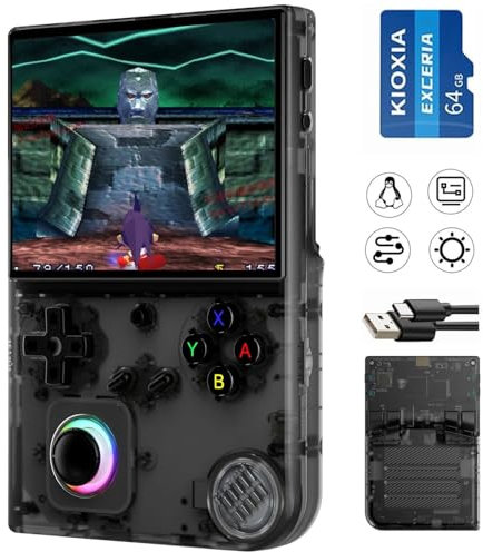 RG40XX V Consola de juegos de mano 4.0 pulgadas visualización IPS TF 64G preinstalada 5223 juegos 5G WiFi 4.2 Bluetooth Online Lucha, Streaming HDMI