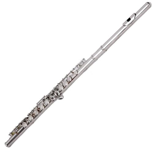 Flöjt Nybörjare Set Vernickelte Flöte Mit E-Tonart C-Tonarten Instrument 16 Enge Löcher Schwarze Flöte