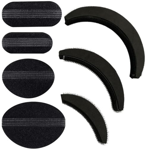 AFCJLTO 7 Pieces Sponge Bump Up Tools Grippers Hair Clips Hair Base Clip for Hair Styling Hair Styler Curling Pad Sponge Pad Styling Aid Curling Pads Soft Accessories pour DIY Coiffure