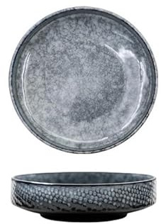 NEBE Plates Ceramic Shallow Round Bowl Restaurant Service Serving Bowl Breakfast Bowl Dinner Plate Dinner Plates(A)