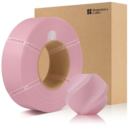 CCTREE Bamboo Original X1 PLA Matte Refill Filament 1.75MM High Toughness&High Speed, Easy Printing with RFID für Bambu Lab A1/X1/P1 AMS 1KG +/- 0.03mm (Without Spool) (Sakura Rosa 11201)