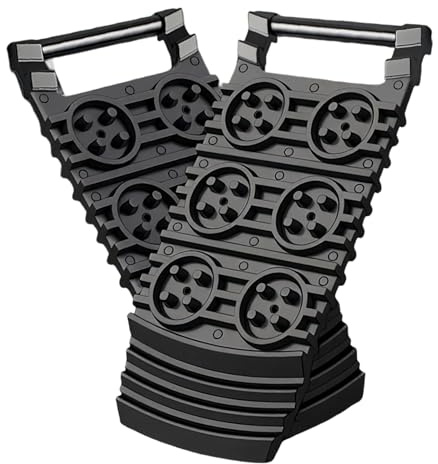 Tablas de recuperación, almohadillas de tracción de neumáticos, almohadilla de escalera para rescate de vehículos, carreteras fangosas, senderos rocosos, senderismo, camping, expediciones