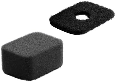 Appareil photo ultra-fin isolé Micr Protect Invisible Bruit Suppression Spume pour caméras d'action Stockage gratuit avec étui de transport Haute Densité Spongiforme Filtre Air Bruit