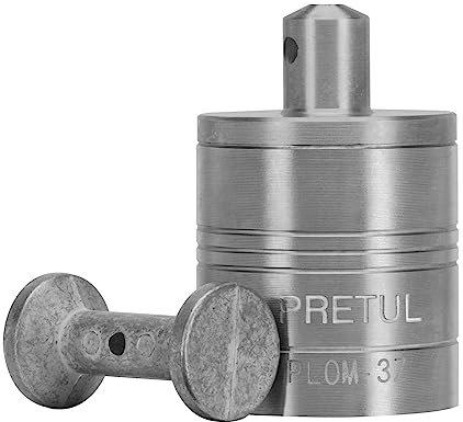 Pretul PLOM-3Z, Plomada de zinc, centro rectificado, #3